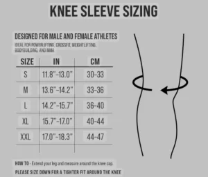 heavy duty knee sleeves (7mm) black (copy)